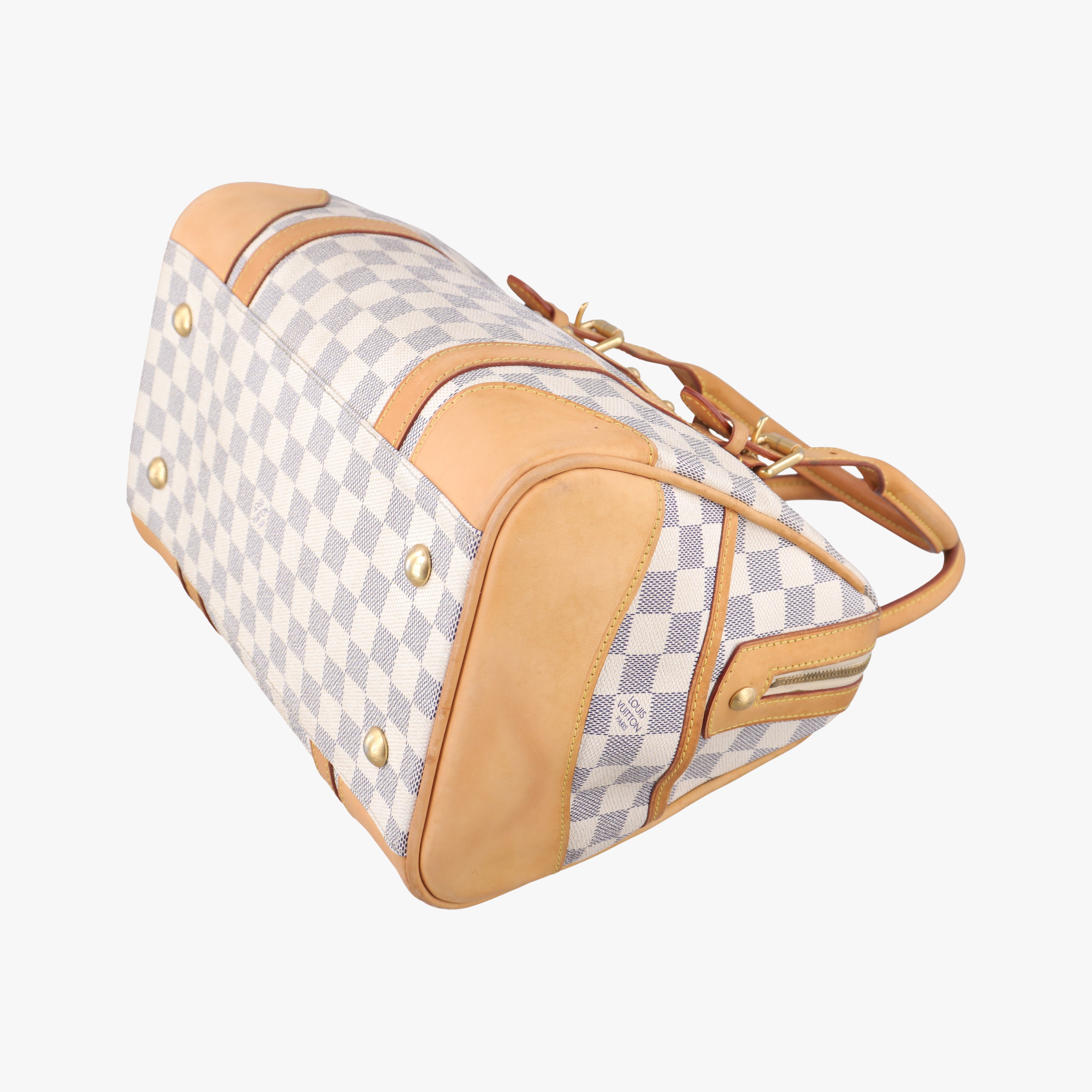 Pre-owned Louis Vuitton BERKELEY Azur Damier Canvas N52001 handbag | stylenewstar