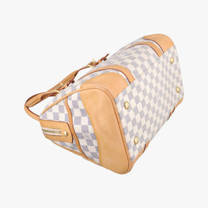 Pre-owned Louis Vuitton BERKELEY Azur Damier Canvas N52001 handbag | stylenewstar