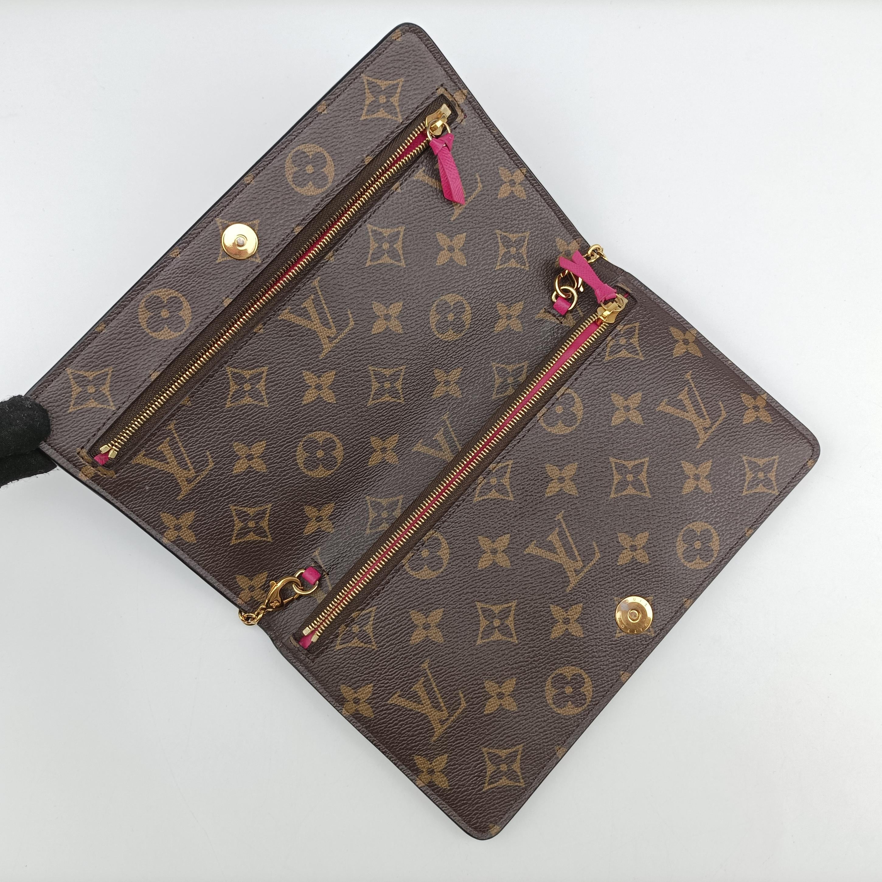 Pre-owned Louis Vuitton Pochette Weekend brown×multicolor Monogram Canvas M63857 shoulderbag | stylenewstar