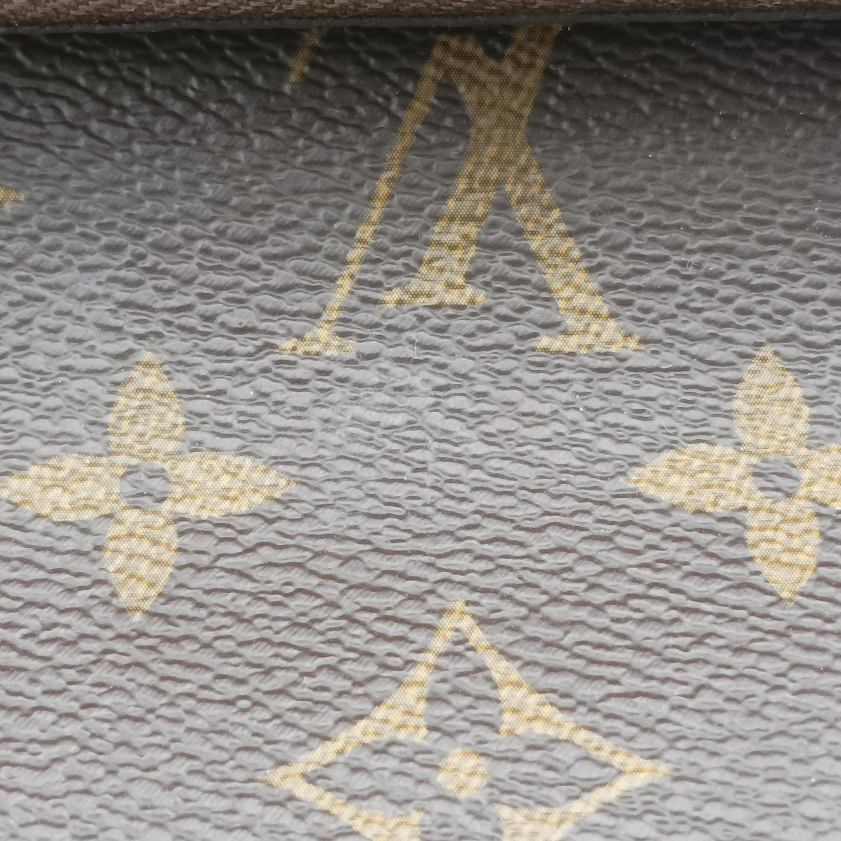 Pre-owned Louis Vuitton Pochette Weekend brown×multicolor Monogram Canvas M63857 shoulderbag | stylenewstar