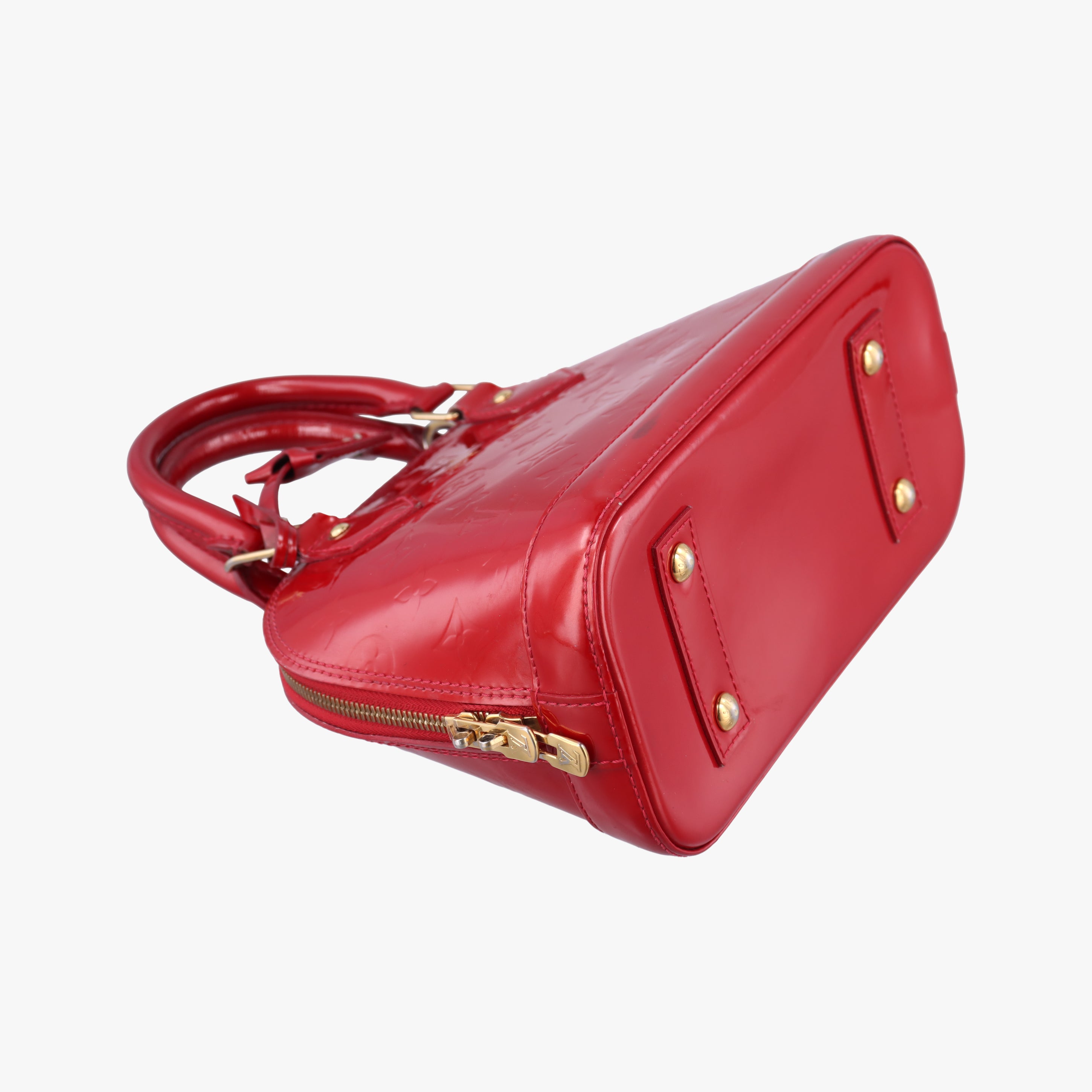 Vintage Louis Vuitton Alma BB pomme d'amour Vernis M91606 shoulderbag | stylenewstar