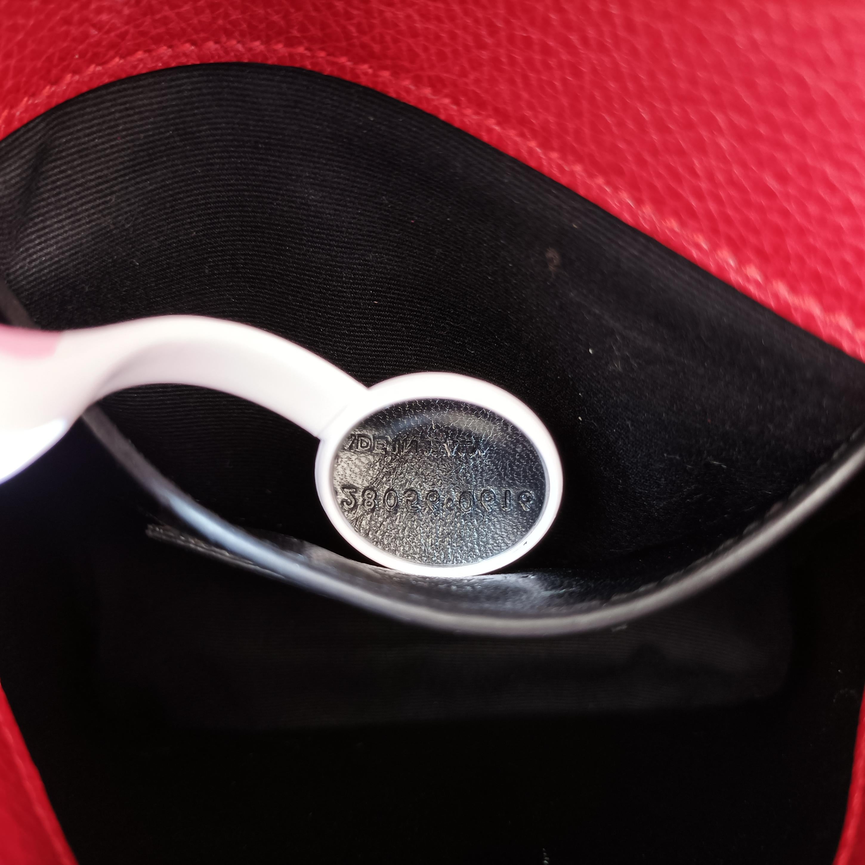 Secondhand Yves Saint Laurent COLLEGE Red Leather 428056 shoulderbag | stylenewstar