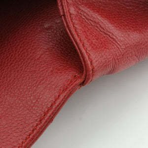 Secondhand Yves Saint Laurent COLLEGE Red Leather 428056 shoulderbag | stylenewstar