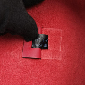 Pre-owned Gucci Dionysus beige×red PVC coated canvas 400249 shoulderbag | stylenewstar