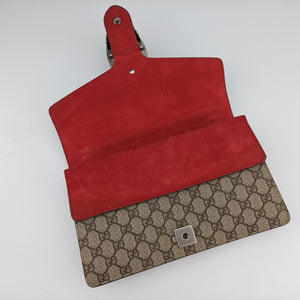 Pre-owned Gucci Dionysus beige×red PVC coated canvas 400249 shoulderbag | stylenewstar
