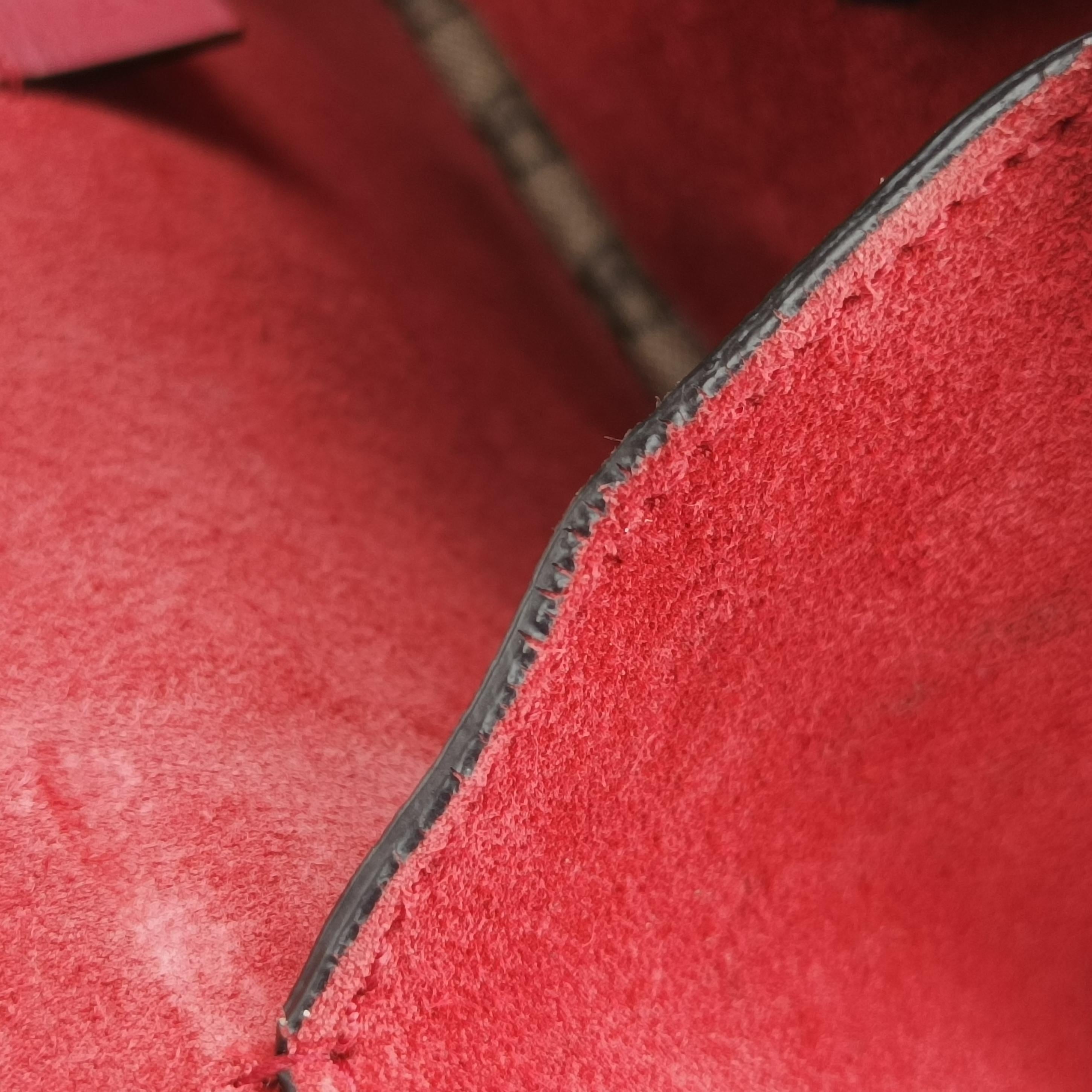 Pre-owned Gucci Dionysus beige×red PVC coated canvas 400249 shoulderbag | stylenewstar