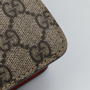 Pre-owned Gucci Dionysus beige×red PVC coated canvas 400249 shoulderbag | stylenewstar