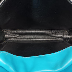 Vintage Prada Cahier Blue×black Leather 1BD045 shoulderbag | stylenewstar