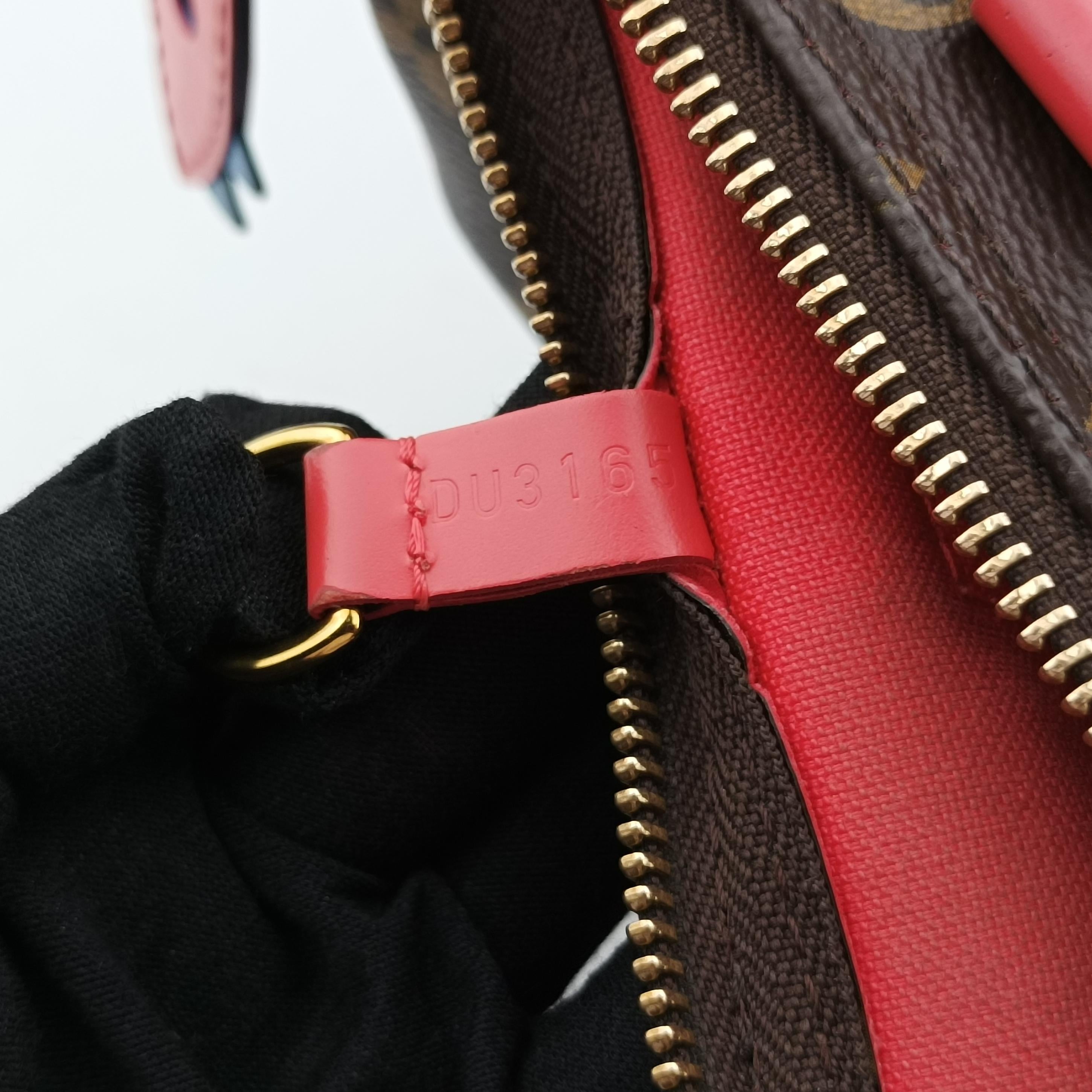 Vintage Louis Vuitton SPEEDY30 brown×Flamingo Monogram Totem M41665 handbag | stylenewstar