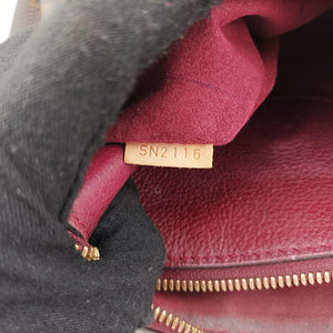 Vintage Louis Vuitton PALLAS BB brown×RAISIN Monogram Canvas×calf leather M41825 shoulderbag | stylenewstar