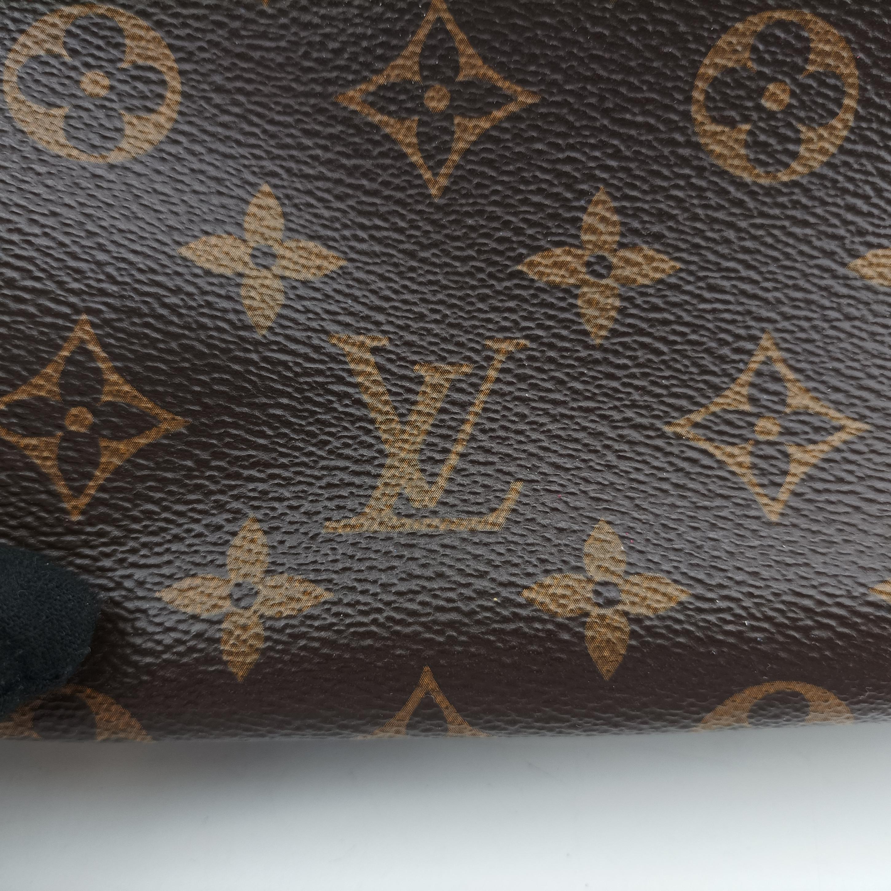 Vintage Louis Vuitton PALLAS BB brown×RAISIN Monogram Canvas×calf leather M41825 shoulderbag | stylenewstar