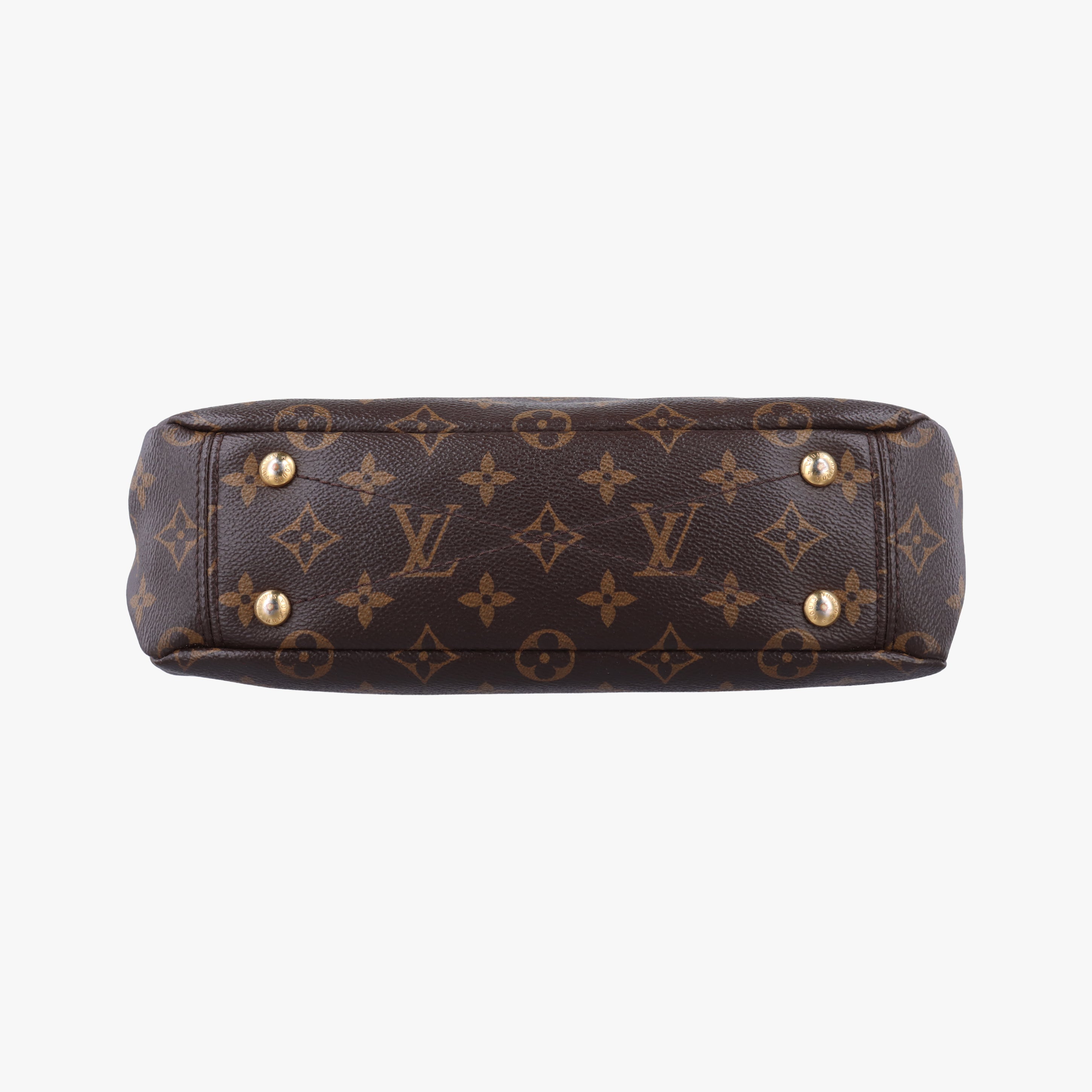 Vintage Louis Vuitton PALLAS BB brown×RAISIN Monogram Canvas×calf leather M41825 shoulderbag | stylenewstar