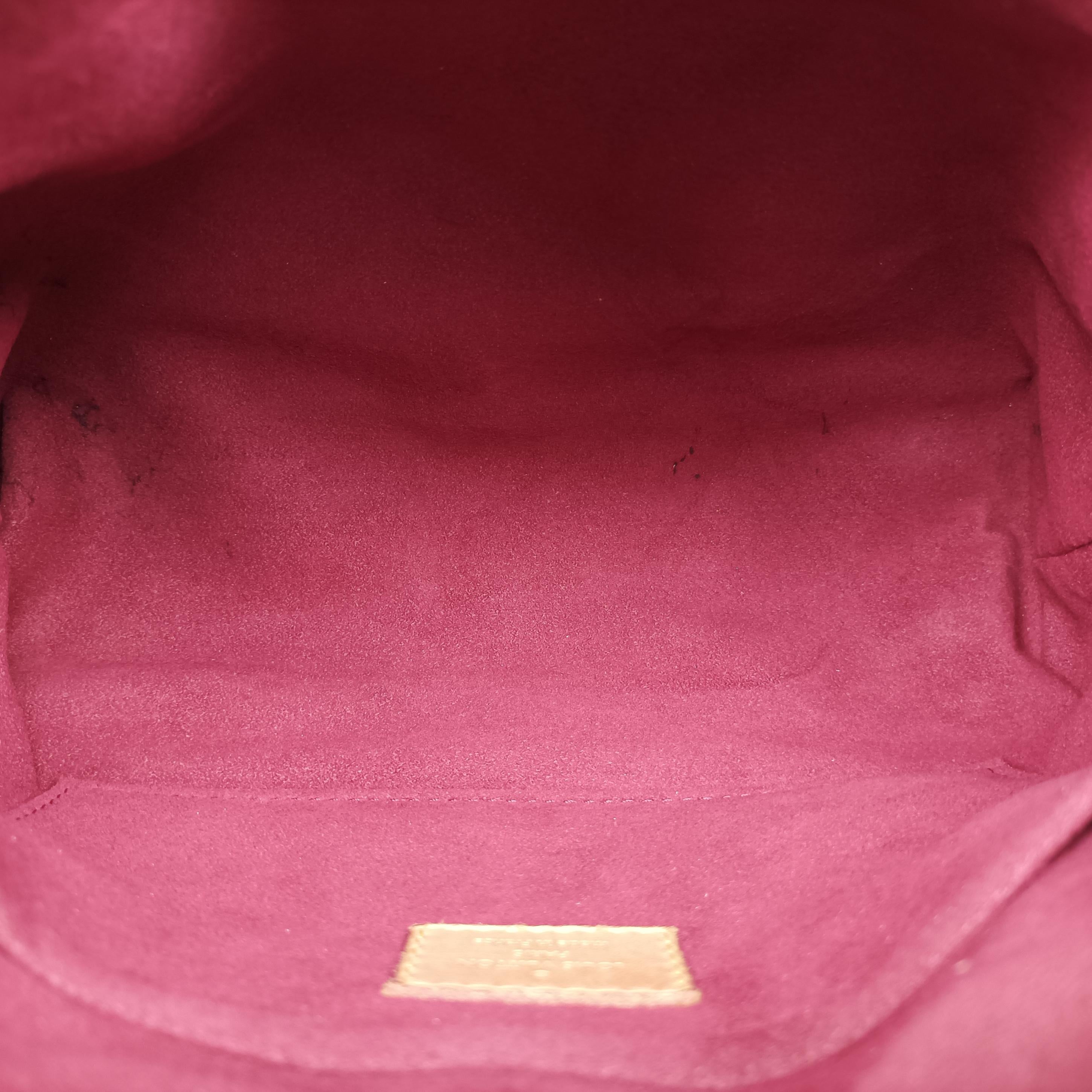 Vintage Louis Vuitton PALLAS BB brown×RAISIN Monogram Canvas×calf leather M41825 shoulderbag | stylenewstar