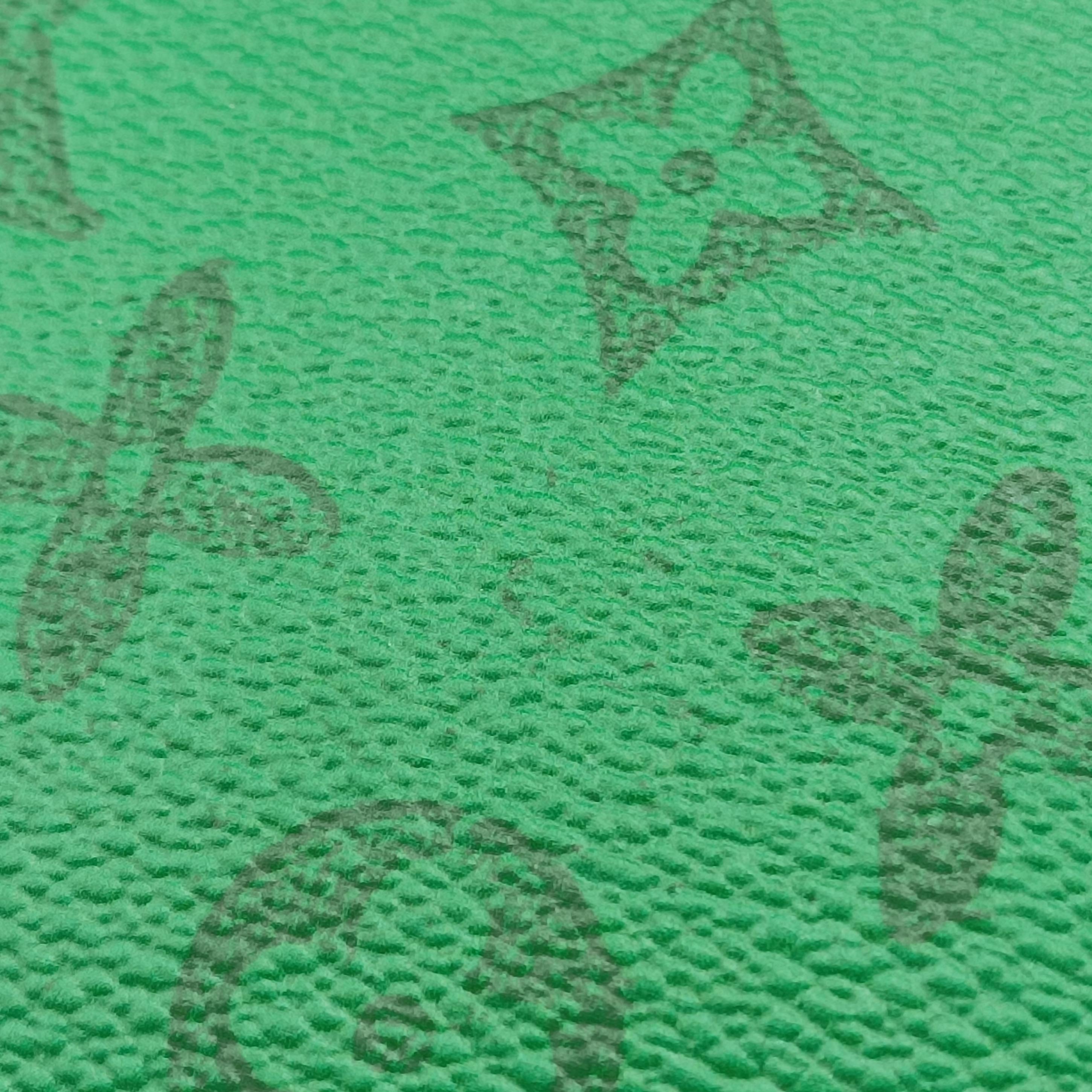 Secondhand Louis Vuitton Mini Soft Trunk Green×White Monogram canvas M80816 shoulderbag | stylenewstar