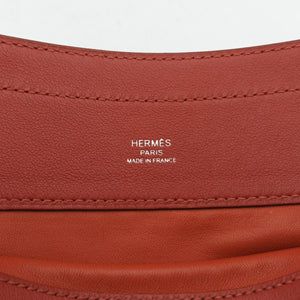 Pre-owned Hermes Sac Aline mini Orange lambskin  shoulderbag | stylenewstar