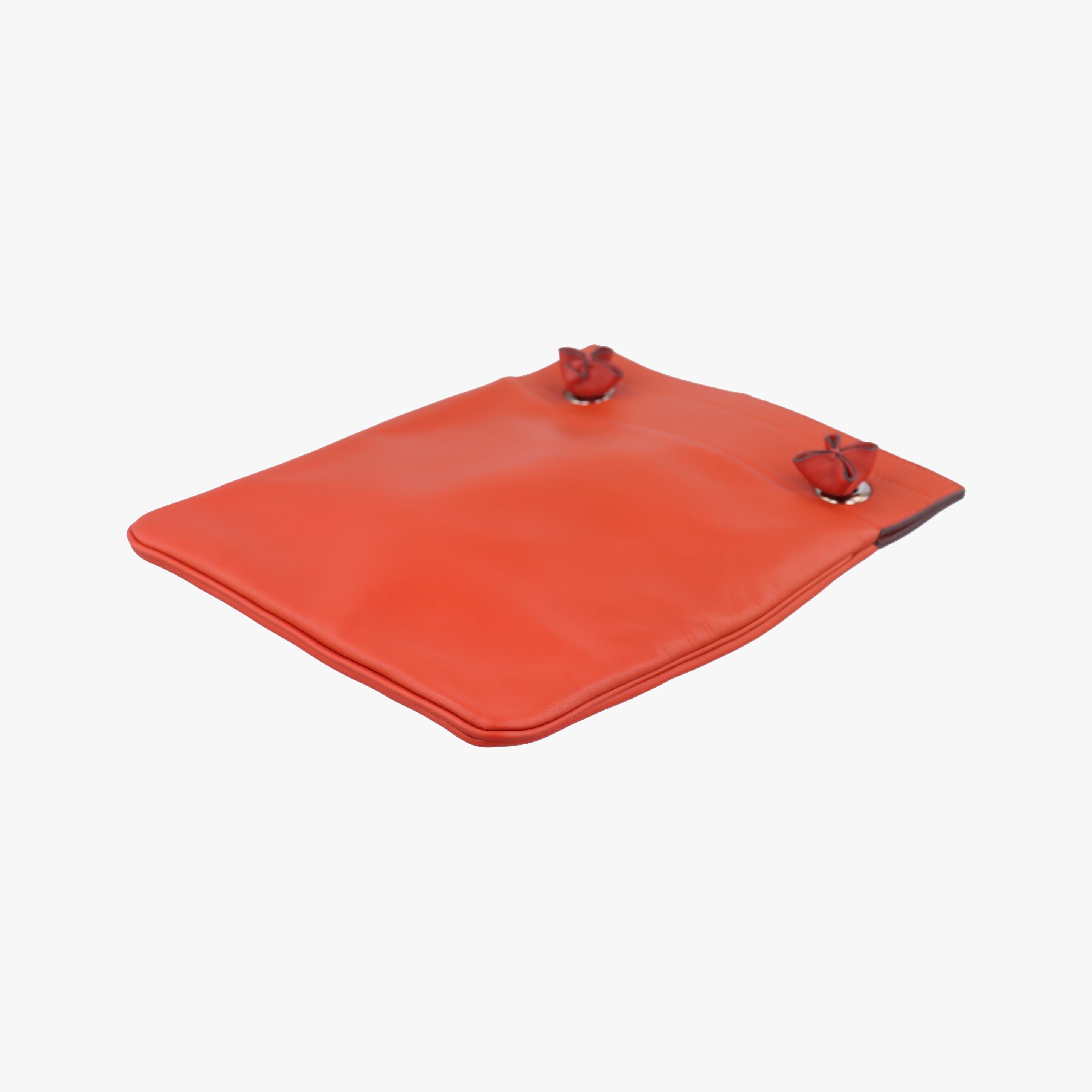 Pre-owned Hermes Sac Aline mini Orange lambskin  shoulderbag | stylenewstar