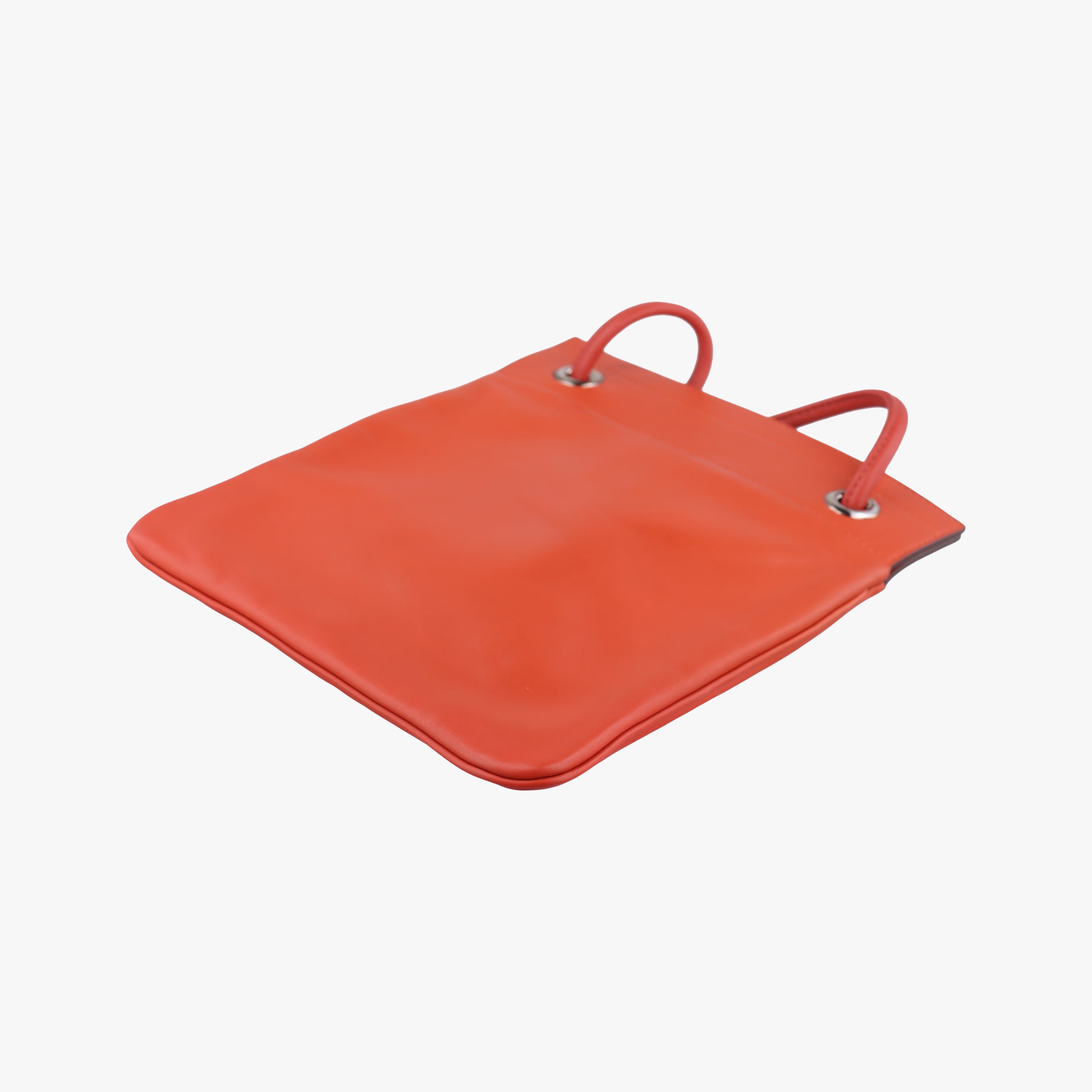 Pre-owned Hermes Sac Aline mini Orange lambskin  shoulderbag | stylenewstar