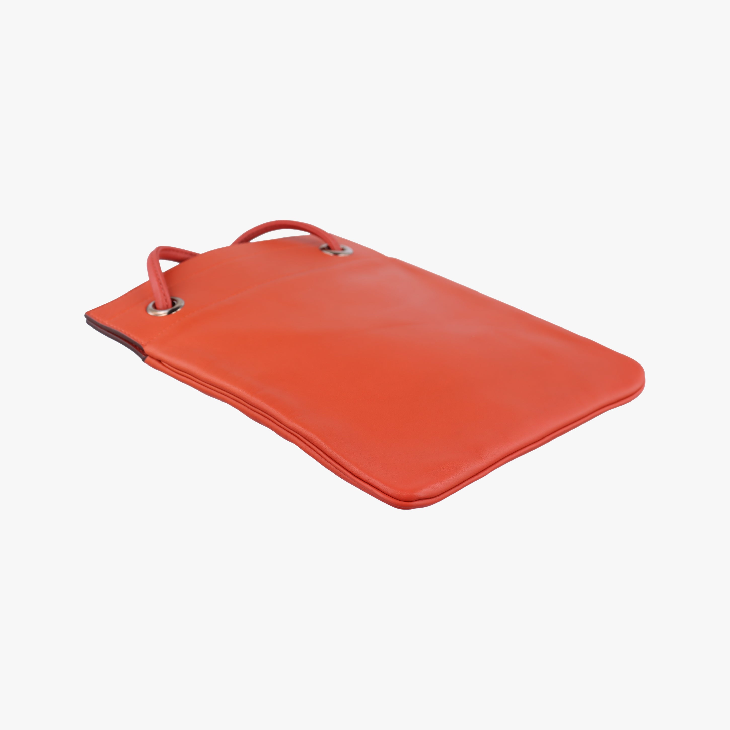 Pre-owned Hermes Sac Aline mini Orange lambskin  shoulderbag | stylenewstar