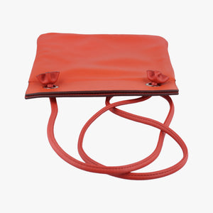 Pre-owned Hermes Sac Aline mini Orange lambskin  shoulderbag | stylenewstar