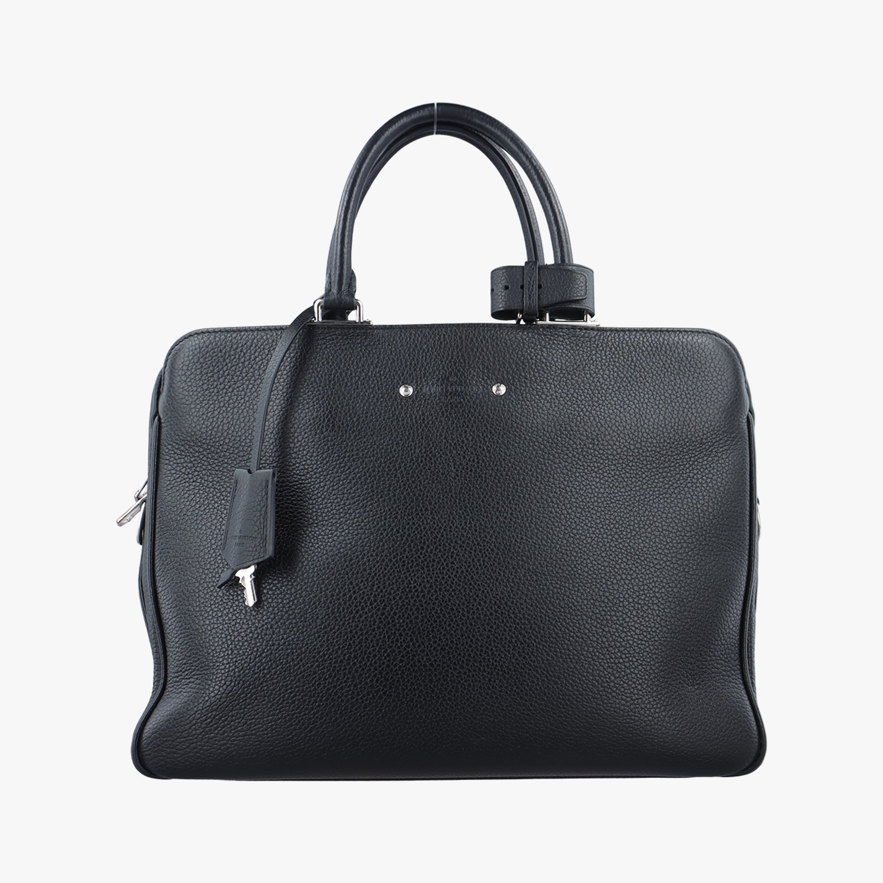 Pre-owned Louis Vuitton Armand Briefcase MM Noir Taurillon leather M54381 handbag | stylenewstar