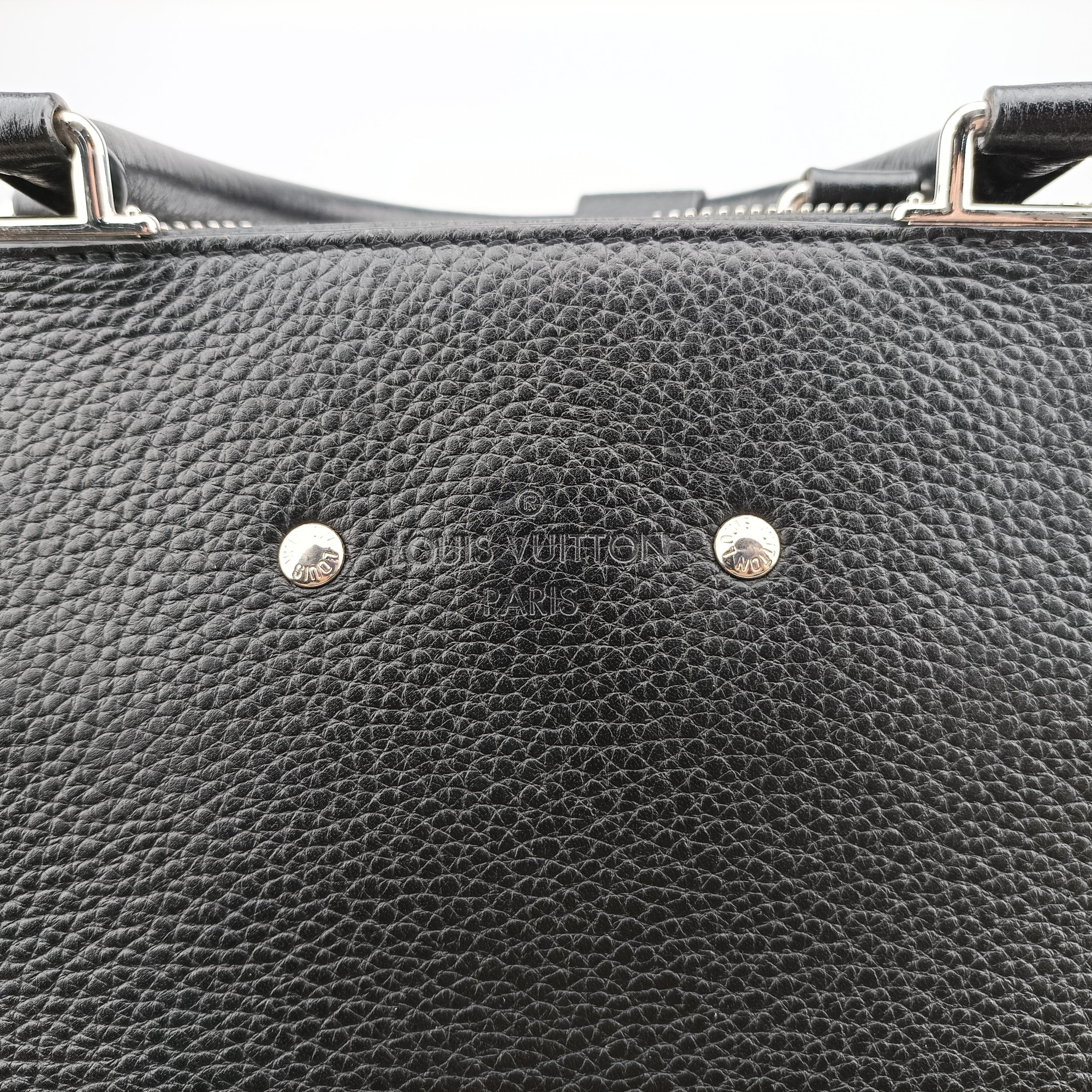 Pre-owned Louis Vuitton Armand Briefcase MM Noir Taurillon leather M54381 handbag | stylenewstar