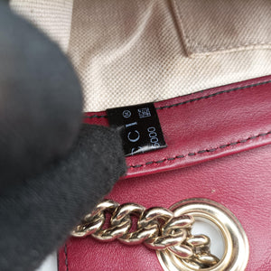 Pre-owned Gucci Emily Red Leather 295402 shoulderbag | stylenewstar