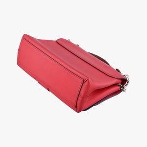 Pre-owned Louis Vuitton Very Chain ruby×blue Leather M44285 shoulderbag | stylenewstar