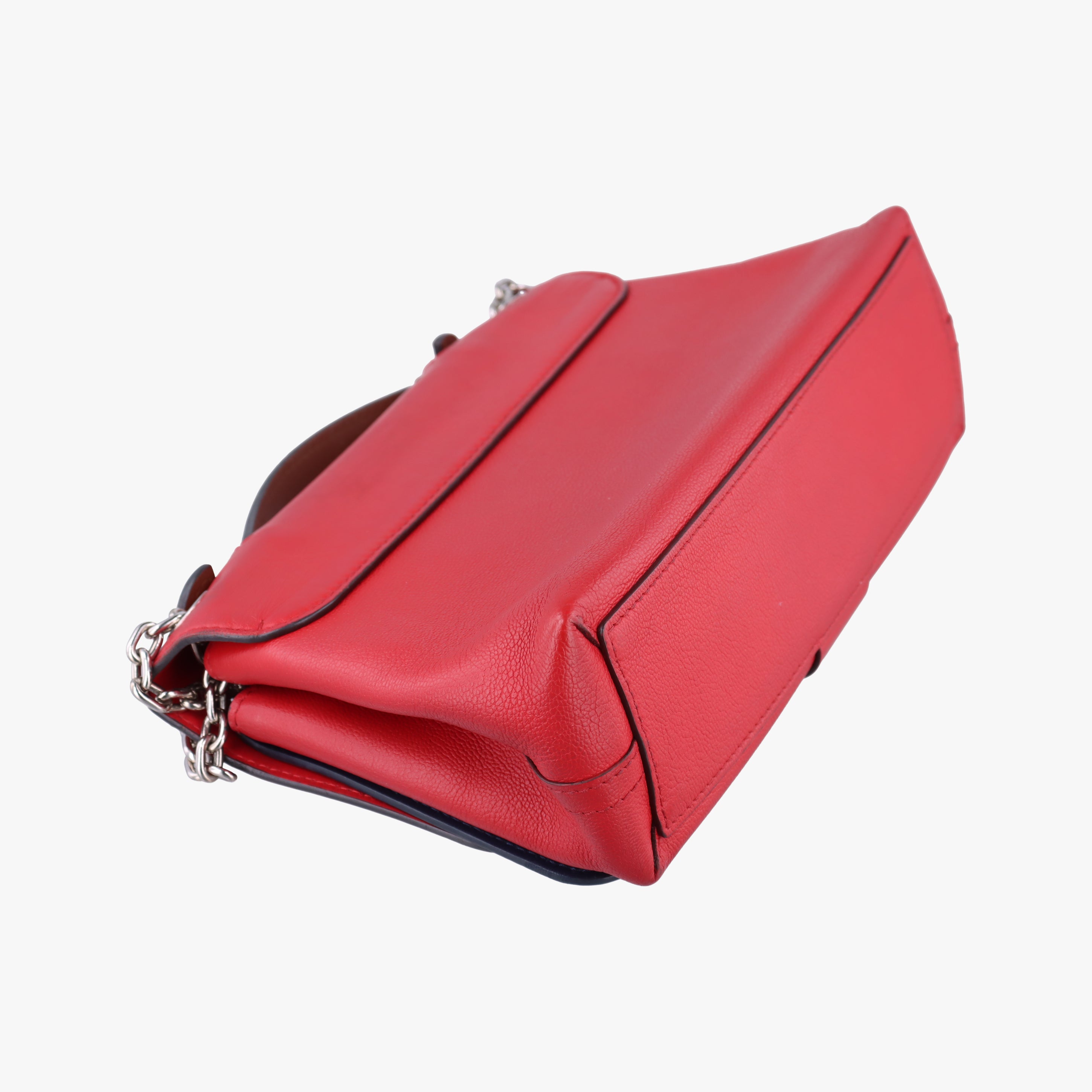 Pre-owned Louis Vuitton Very Chain ruby×blue Leather M44285 shoulderbag | stylenewstar