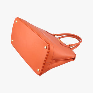 Pre-owned Prada Promenade Orange SAFFIANO　Leather BN2567 shoulderbag | stylenewstar