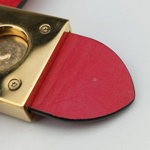 Pre-owned Louis Vuitton Rocky BB Monogram/Brown x Red Monogram canvas x calf leather M44322 shoulderbag | stylenewstar