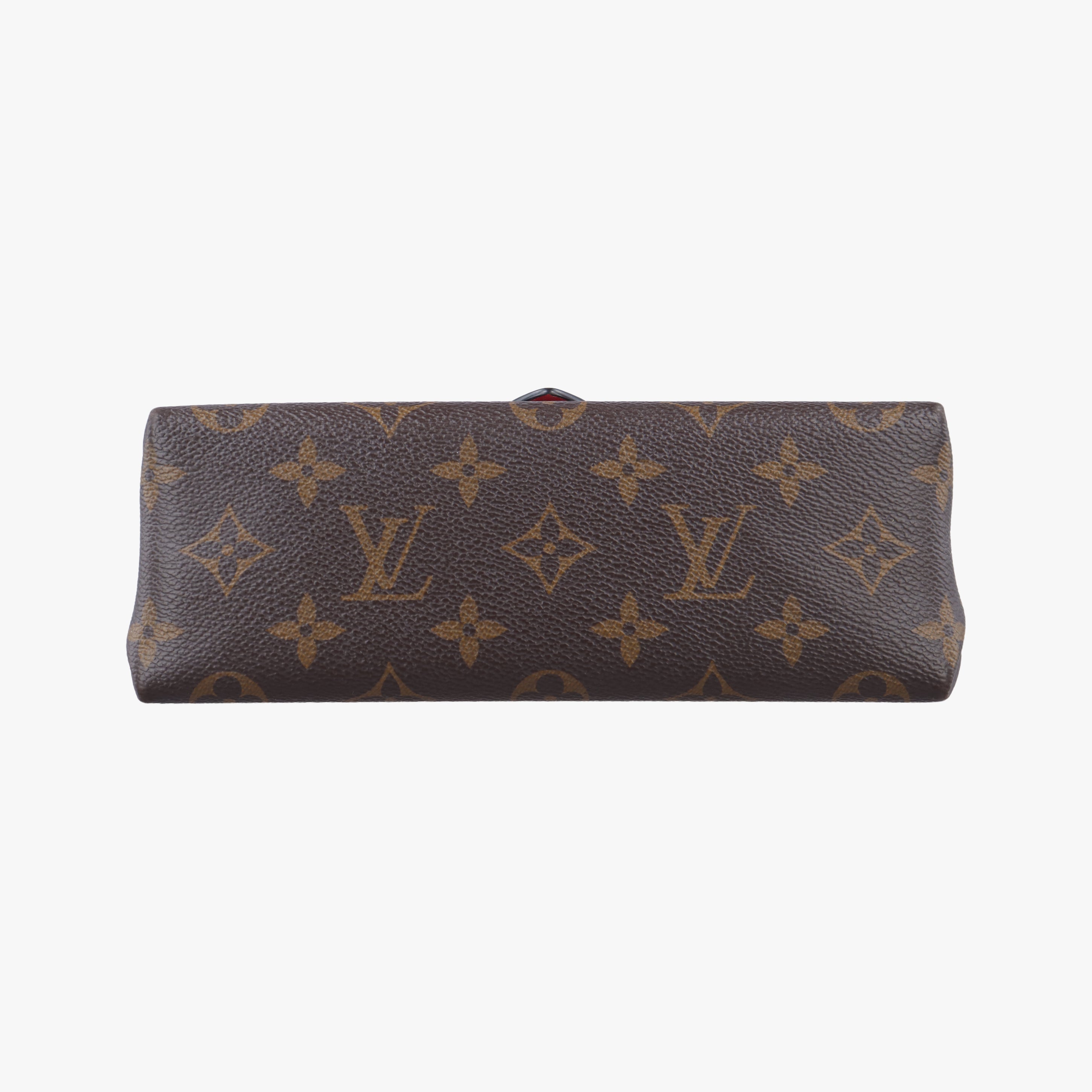 Pre-owned Louis Vuitton Rocky BB Monogram/Brown x Red Monogram canvas x calf leather M44322 shoulderbag | stylenewstar