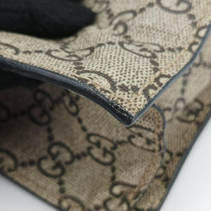 Pre-owned Gucci GG Supreme Bee beige×Multicolour PVC coated canvas 450950 shoulderbag | stylenewstar