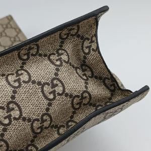 Pre-owned Gucci GG Supreme Bee beige×Multicolour PVC coated canvas 450950 shoulderbag | stylenewstar