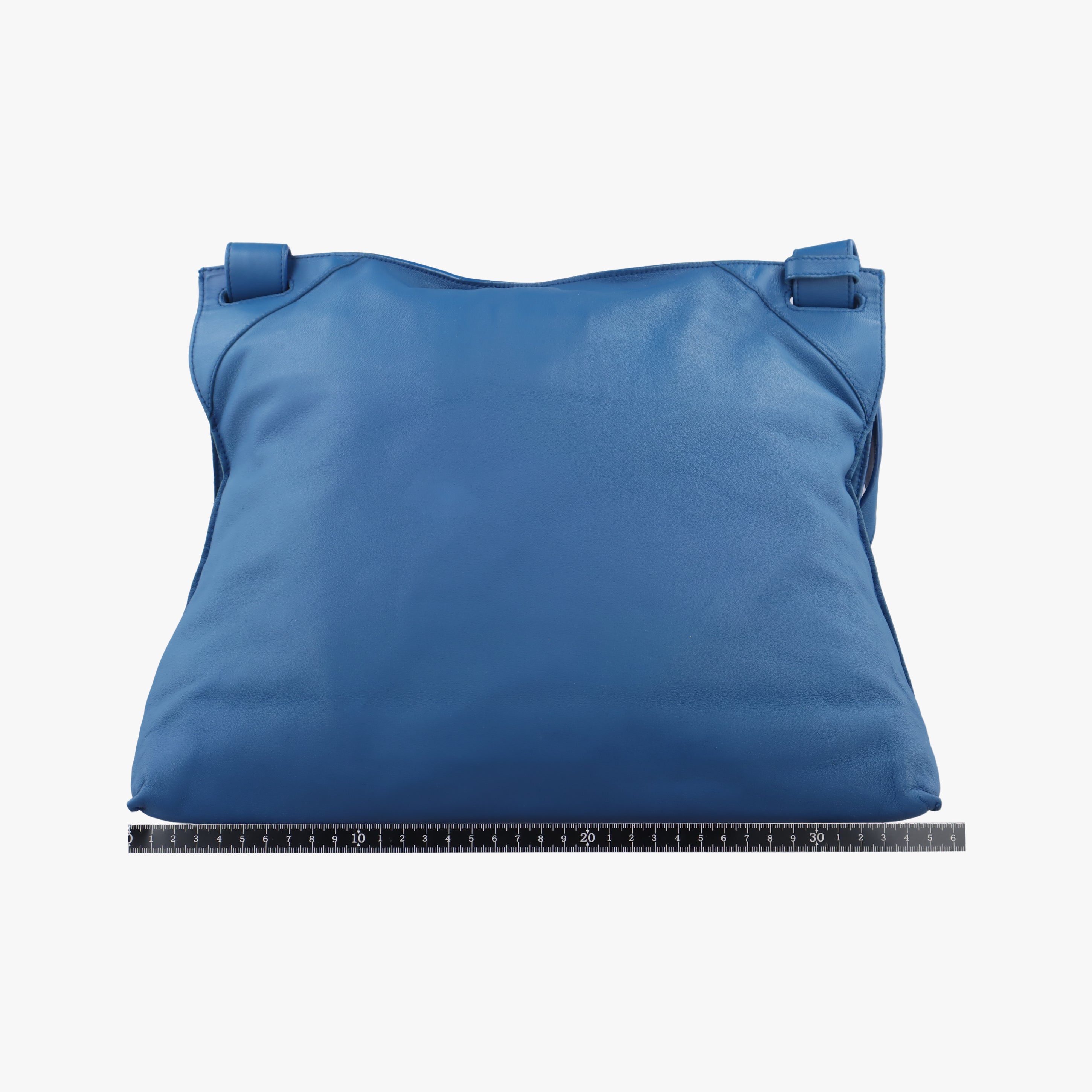 Pre-owned Bottega Veneta Intrecciato Blue lambskin  shoulderbag | stylenewstar