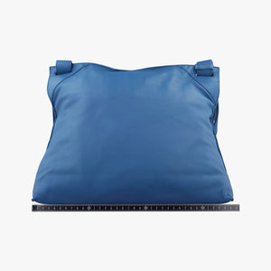 Pre-owned Bottega Veneta Intrecciato Blue lambskin  shoulderbag | stylenewstar