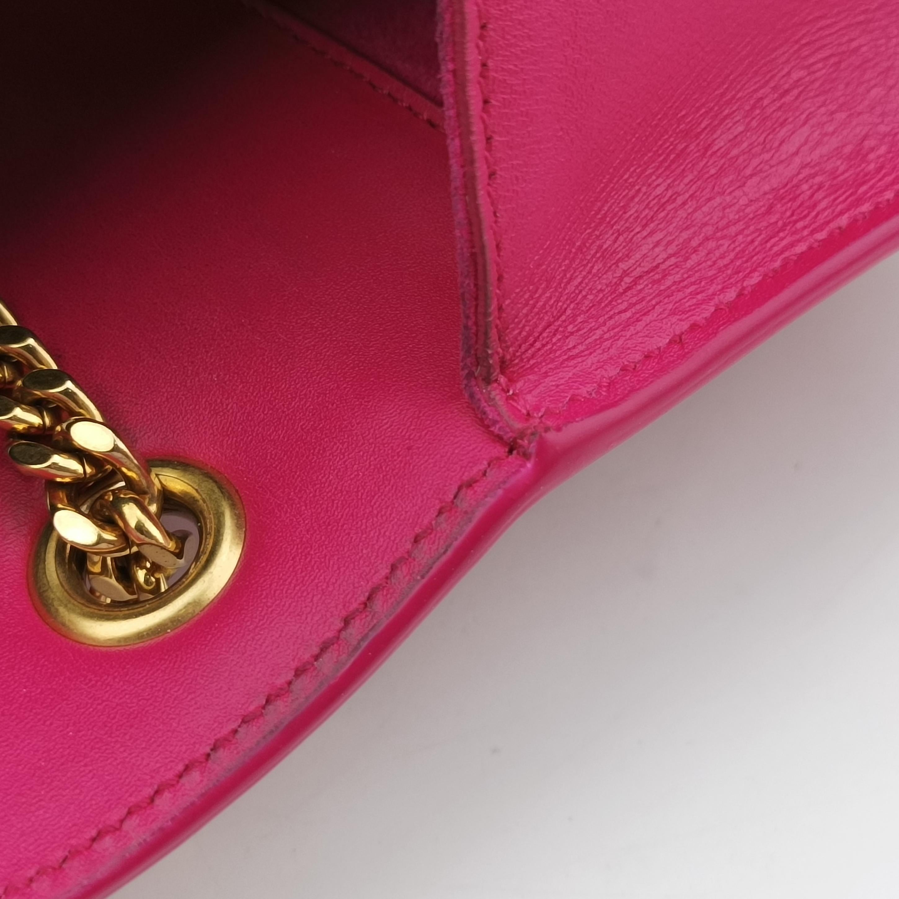 Pre-owned Yves Saint Laurent KATE Pink Leather 354120 shoulderbag | stylenewstar