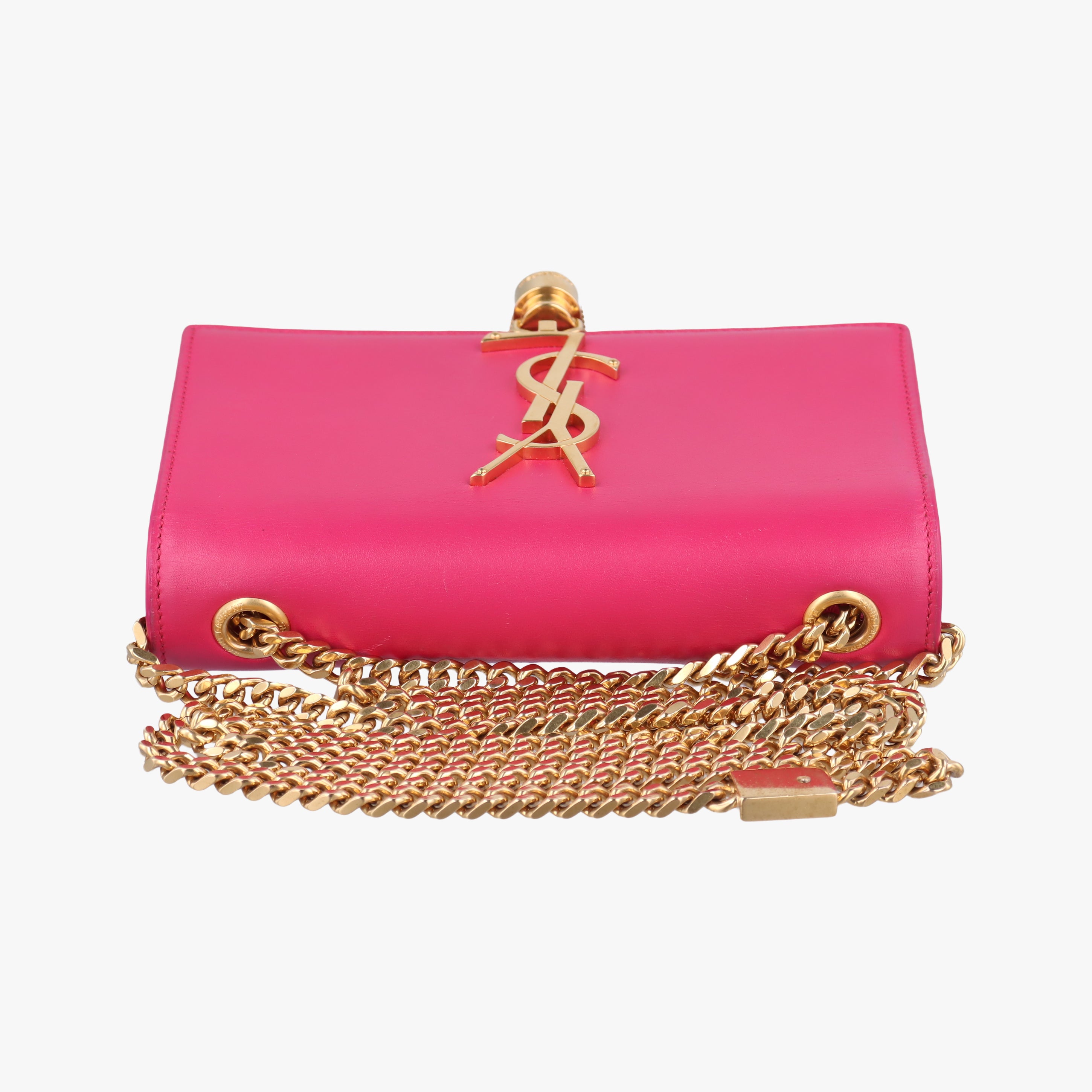 Pre-owned Yves Saint Laurent KATE Pink Leather 354120 shoulderbag | stylenewstar