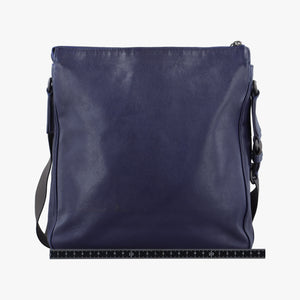 Pre-owned Bottega Veneta Intrecciato Blue lambskin  shoulderbag | stylenewstar
