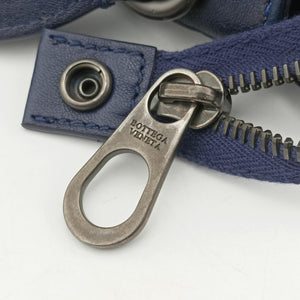 Pre-owned Bottega Veneta Intrecciato Blue lambskin  shoulderbag | stylenewstar