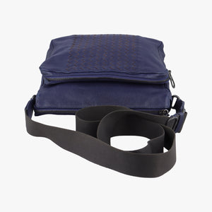 Pre-owned Bottega Veneta Intrecciato Blue lambskin  shoulderbag | stylenewstar