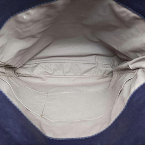 Pre-owned Bottega Veneta Intrecciato Blue lambskin  shoulderbag | stylenewstar