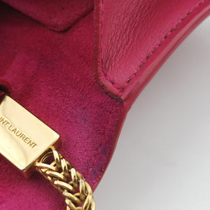 Secondhand Yves Saint Laurent ChYc Mini Y Line Classic Cabasique WOC Rose Leather 311215 shoulderbag | stylenewstar