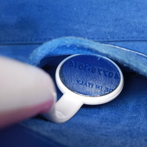 Pre-owned Yves Saint Laurent SAC DE JOUR Blue Leather 340778 shoulderbag | stylenewstar