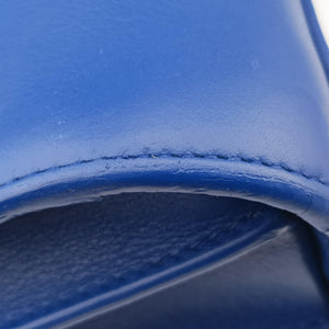 Pre-owned Yves Saint Laurent SAC DE JOUR Blue Leather 340778 shoulderbag | stylenewstar