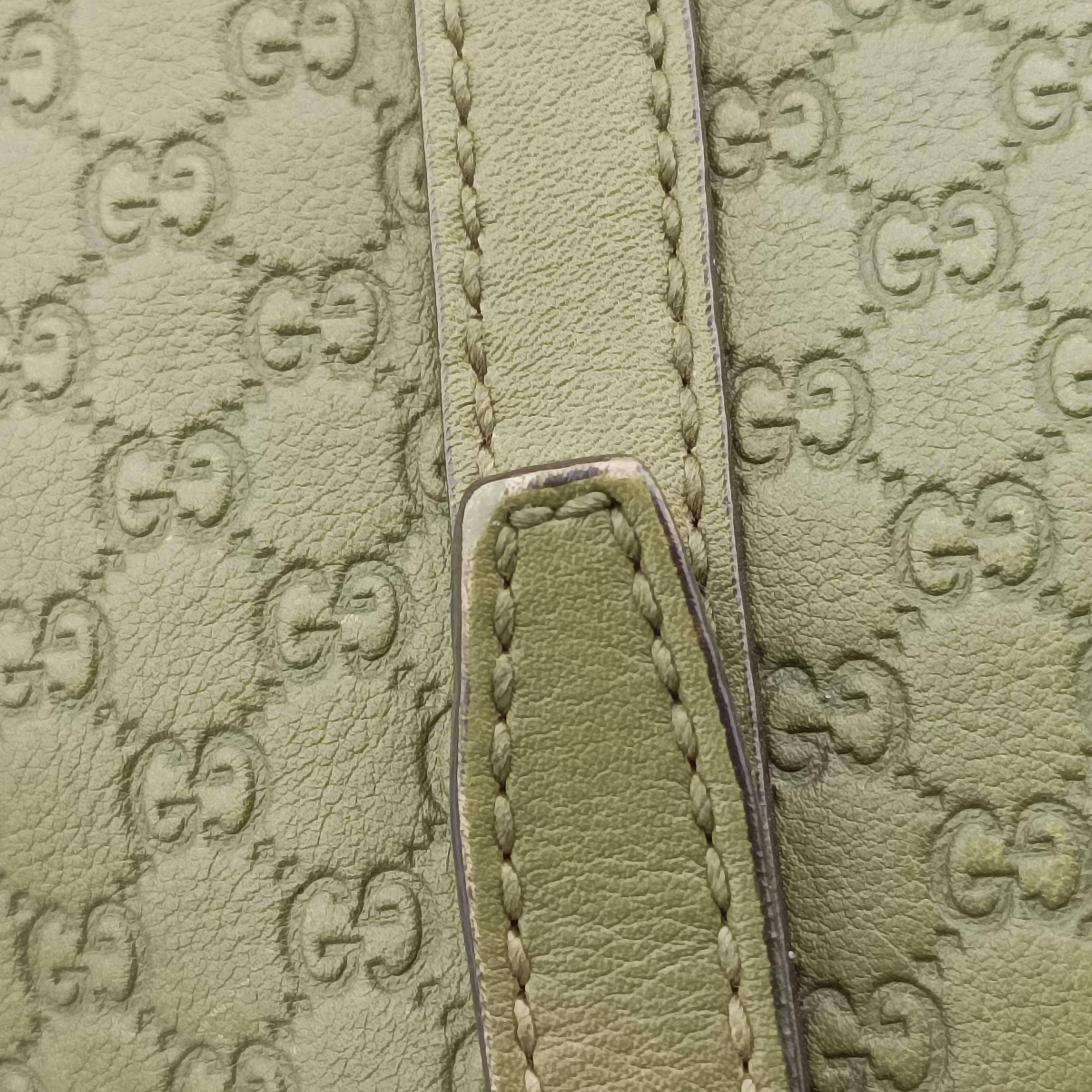 Vintage Gucci Microguccissima Green Leather 309617 handbag | stylenewstar