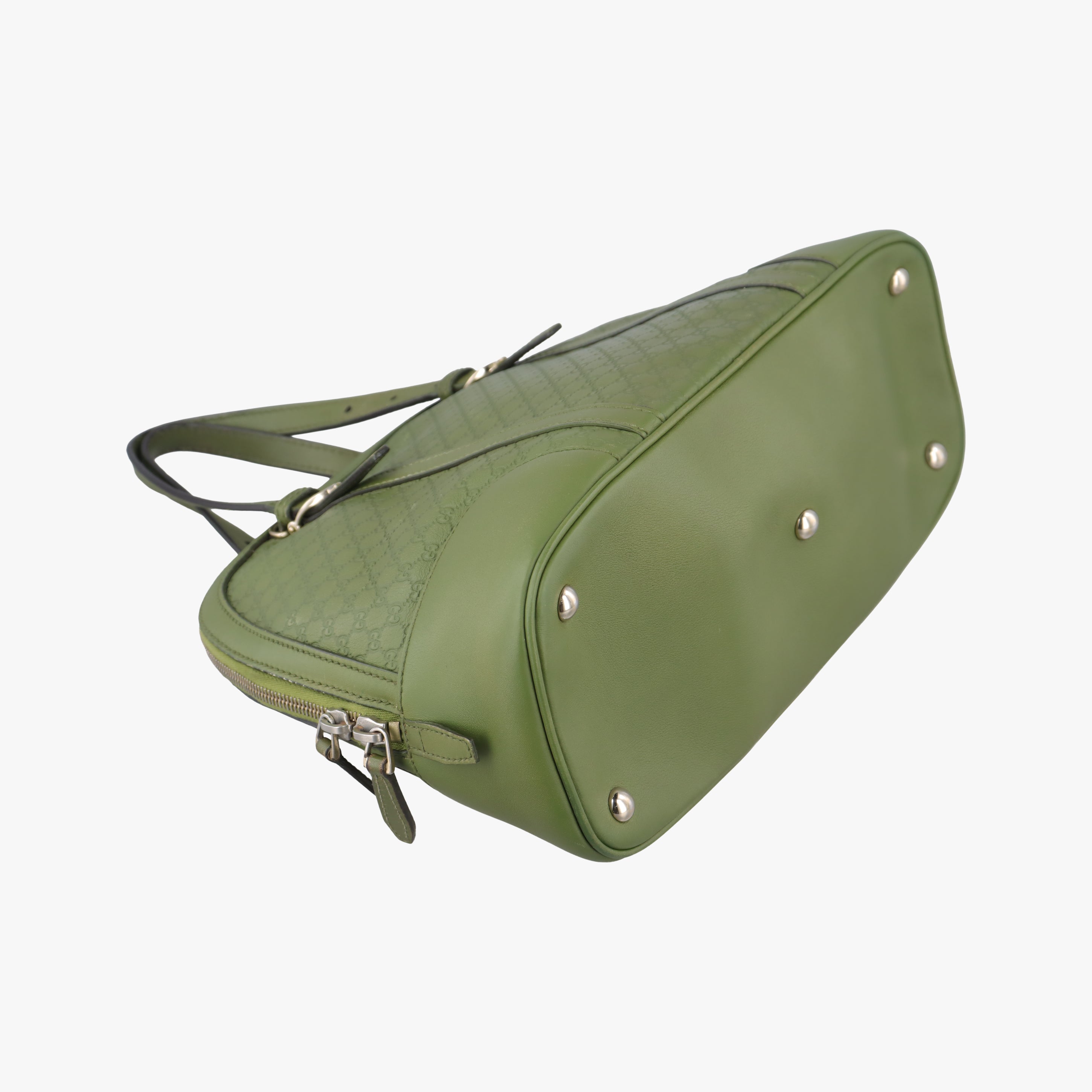 Vintage Gucci Microguccissima Green Leather 309617 handbag | stylenewstar