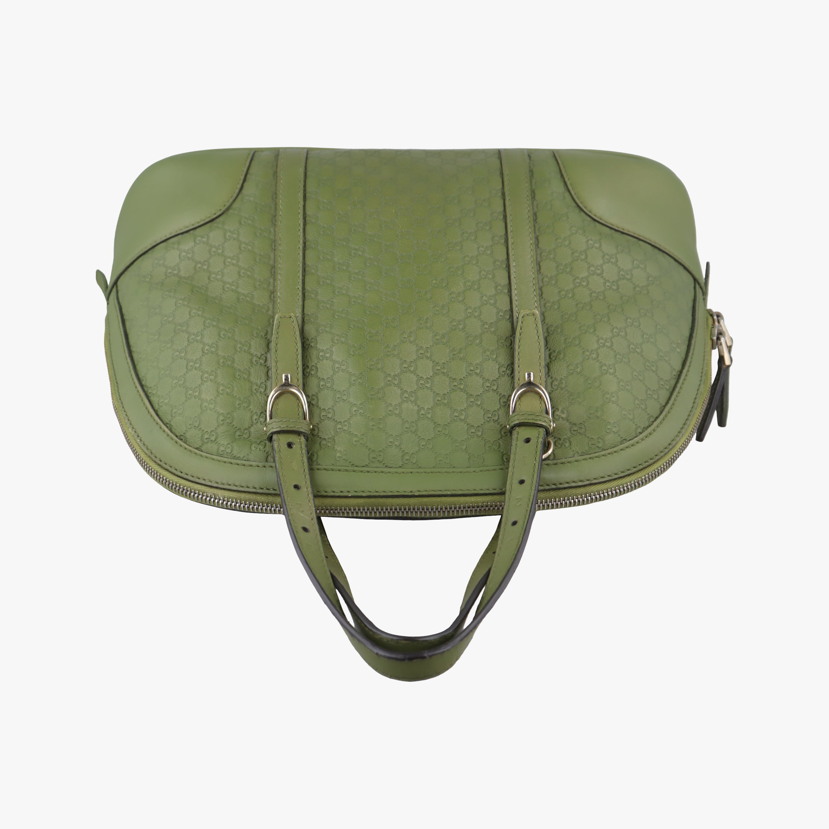 Vintage Gucci Microguccissima Green Leather 309617 handbag | stylenewstar