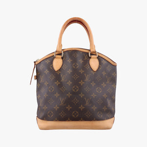 Pre-owned Louis Vuitton LOCKIT Brown Monogram Canvas M40102 handbag | stylenewstar