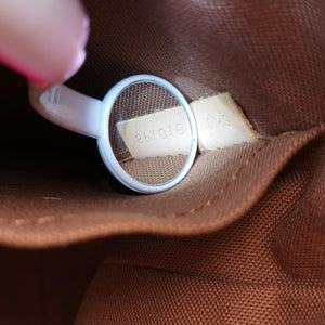 Pre-owned Louis Vuitton LOCKIT Brown Monogram Canvas M40102 handbag | stylenewstar