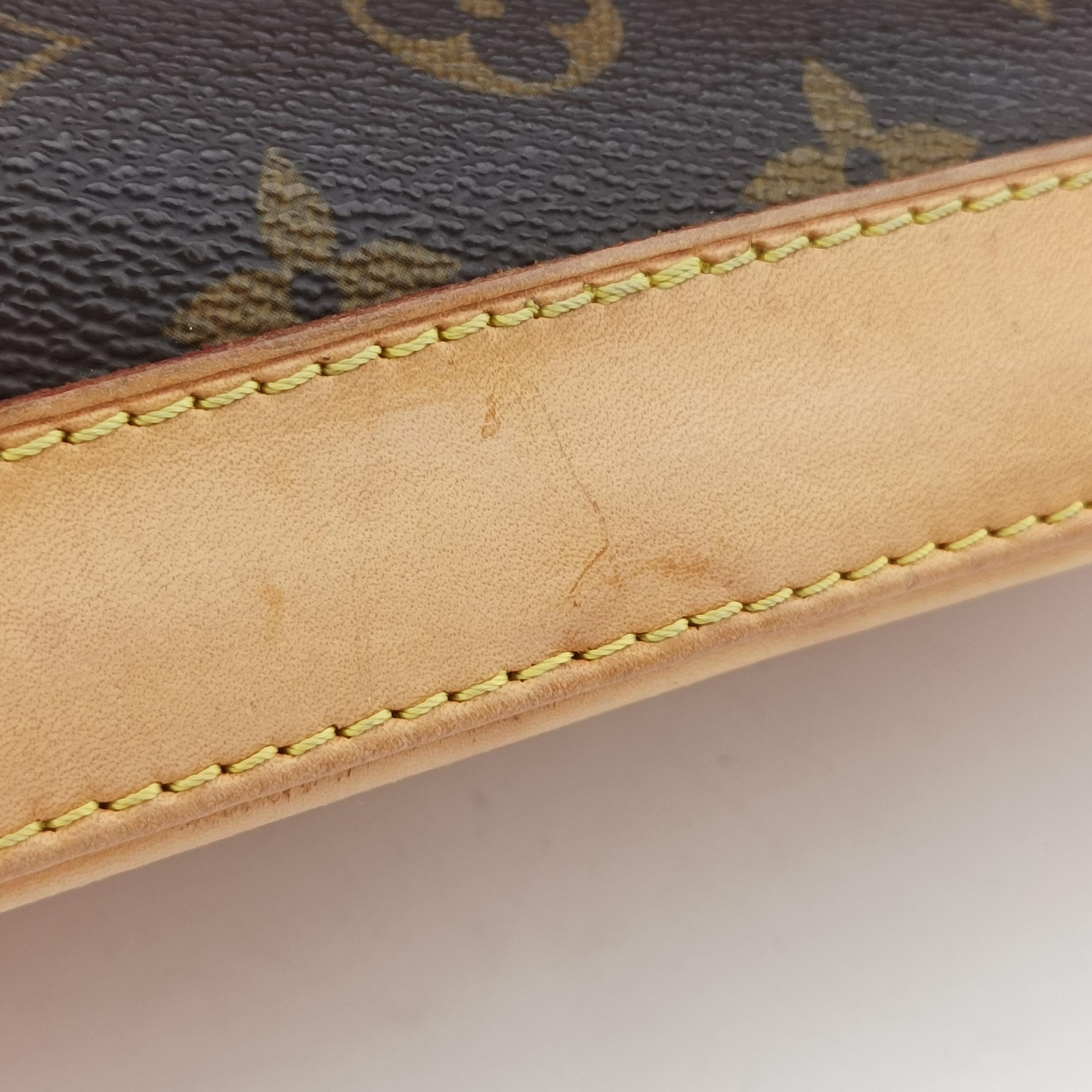 Pre-owned Louis Vuitton LOCKIT Brown Monogram Canvas M40102 handbag | stylenewstar